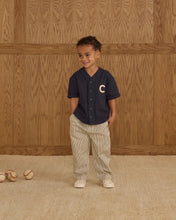 Load image into Gallery viewer, RYLEE + CRU BAGGY PANT-NAVY PINSTRIPE
