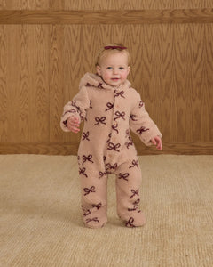 RYLEE + CRU FLEECE JUMPSUIT-BOWS