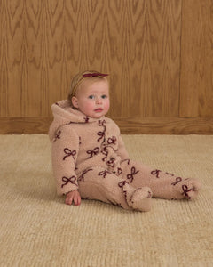 RYLEE + CRU FLEECE JUMPSUIT-BOWS