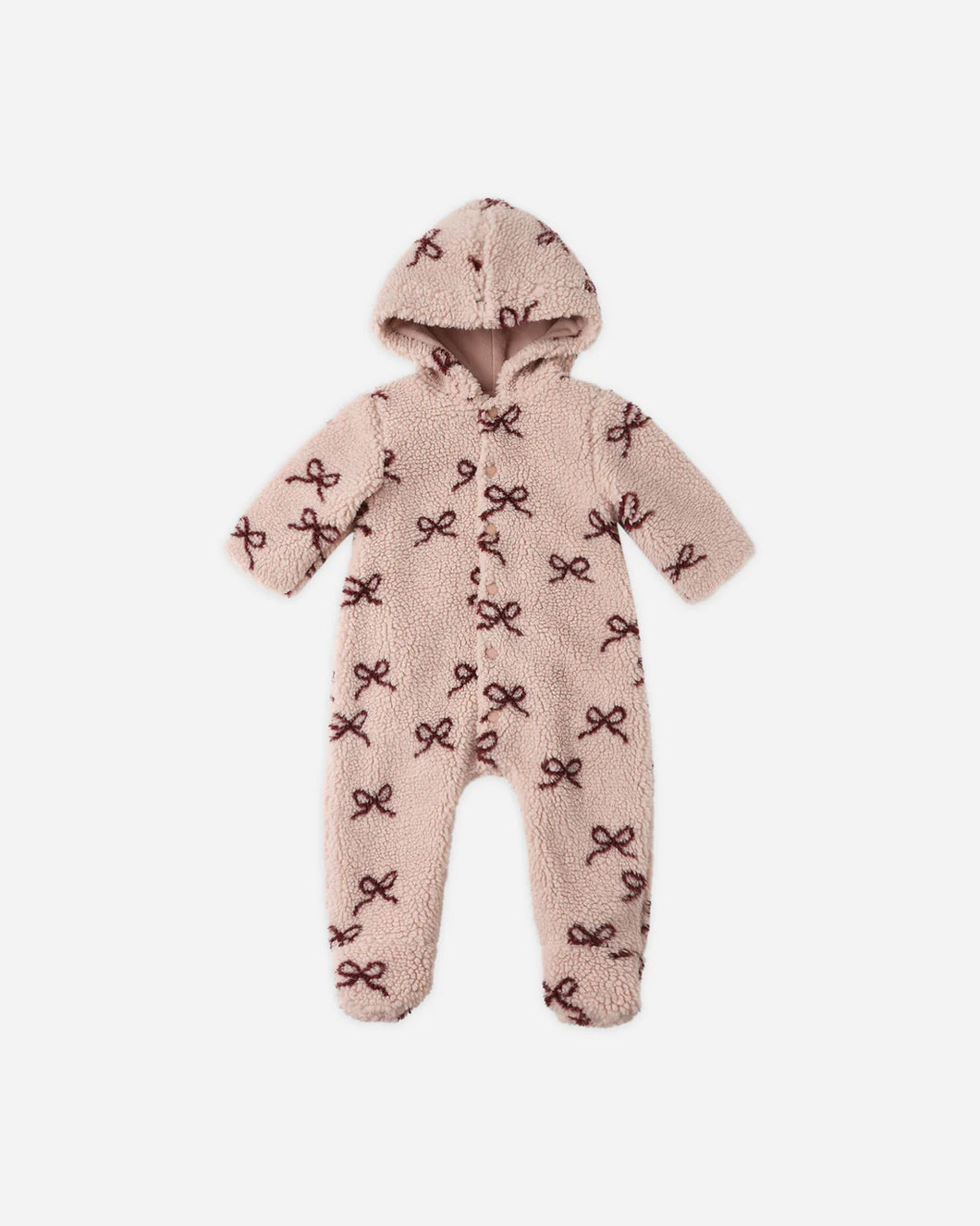RYLEE + CRU FLEECE JUMPSUIT-BOWS