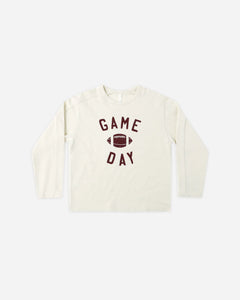 RYLEE + CRU LONG SLEEVE PANELED TEE- GAME DAY