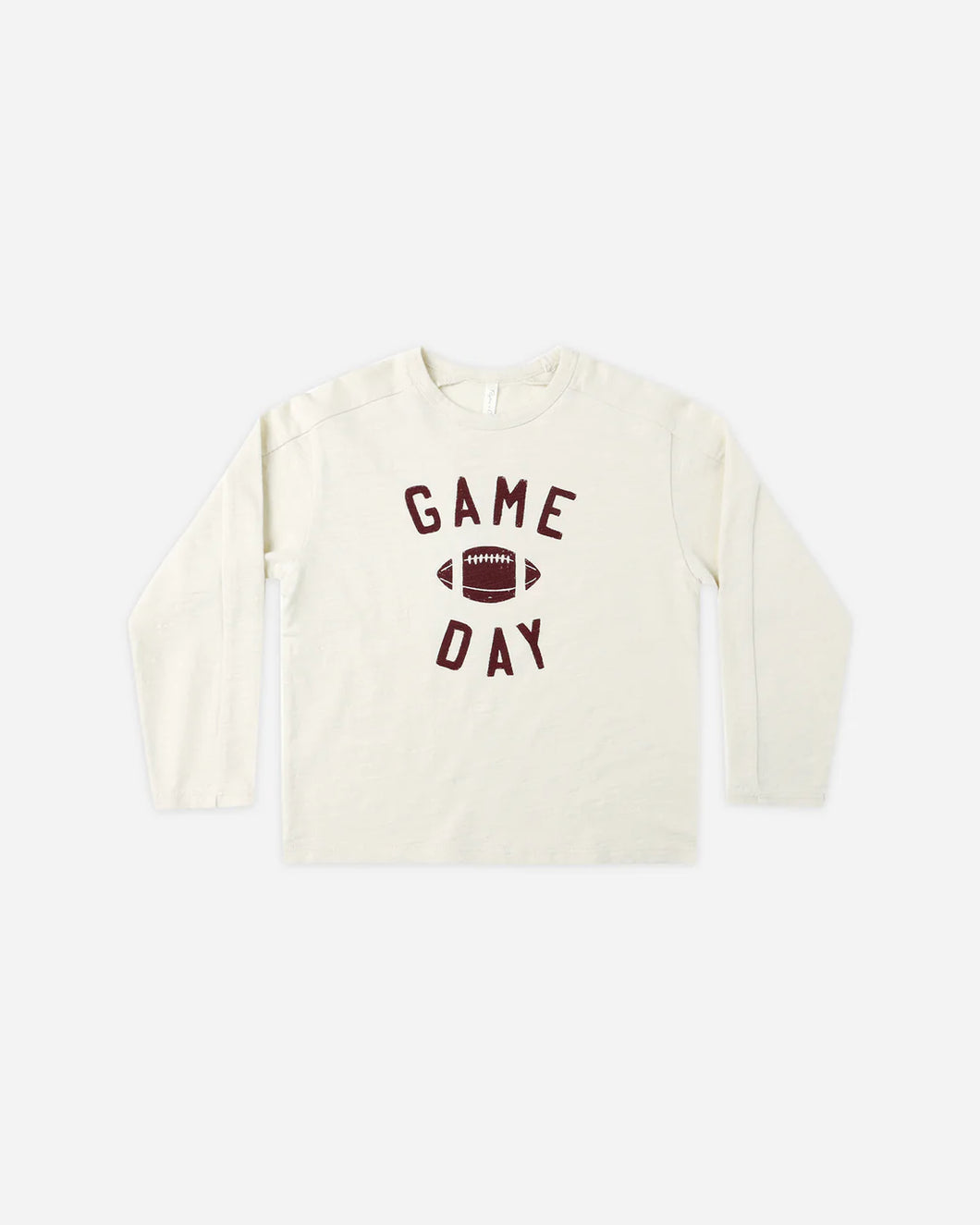 RYLEE + CRU LONG SLEEVE PANELED TEE- GAME DAY
