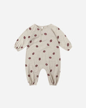 Load image into Gallery viewer, RYLEE + CRU HENLEY JUMPSUIT-FOOTBALL
