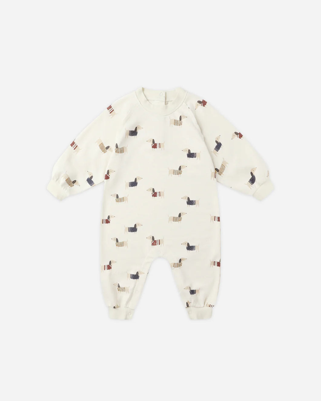 RYLEE + CRU RAGLAN JUMPSUIT-DACHSHUND