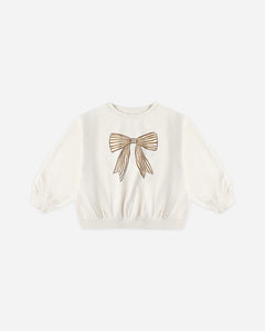 RYLEE + CRU OVERSIZED SWEATSHIRT-BOW