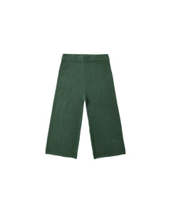 Rylee + Cru Rio Cardigan and Wide Leg Pant Set- Green