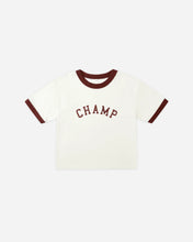 Load image into Gallery viewer, RYLEE + CRU RINGER TEE-CHAMP
