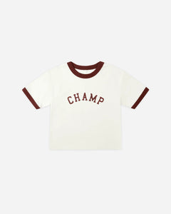 RYLEE + CRU RINGER TEE-CHAMP