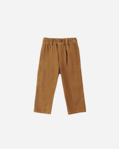 RYLEE + CRU RELAXED CARGO PANT-GOLDEN