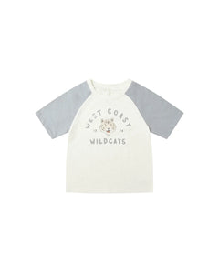 Rylee + Cru Raglan Short Sleeve Tee- Wildcats