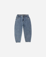 Load image into Gallery viewer, RYLEE + CRU BARREL PANT- INDIGO DENIM
