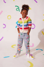 Load image into Gallery viewer, Lola + The Boys Rainbow Bright Knit Cardigan
