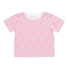 Load image into Gallery viewer, Pink Chicken Pink Tulips Organic Tee &amp; Shorts Set
