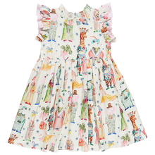 Load image into Gallery viewer, Pink Chicken Circus Animals Leila Dress
