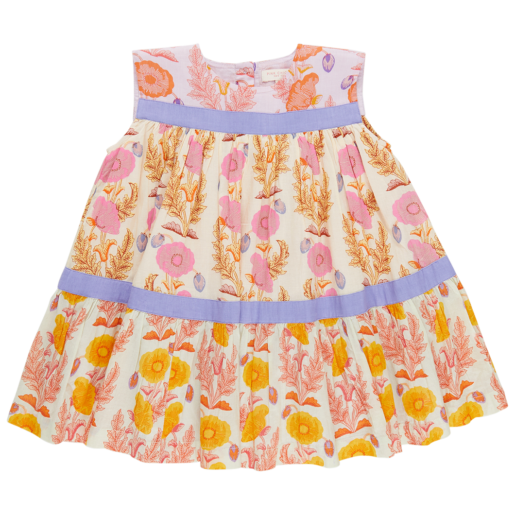 Pink Chicken Glided Floral Mix Krista Dress