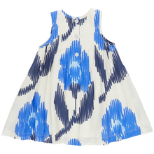Load image into Gallery viewer, Pink Chicken Blue Ikat Jaipur Dress
