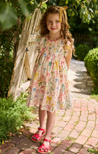 Load image into Gallery viewer, Pink Chicken Watercolor Bows Stevie Dress
