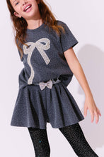 Load image into Gallery viewer, Lola + The Boys Sparkles Bow Charm Skirt Set
