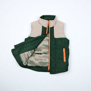 BlueQuail Green/Khaki Classic Camo Vest