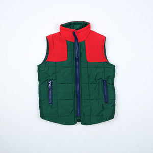 BlueQuail Green/ Red Tattersall Vest