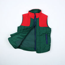 Load image into Gallery viewer, BlueQuail Green/ Red Tattersall Vest
