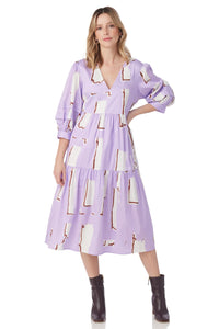CROSBY Wylie Dress in Lavender Haze