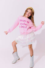 Load image into Gallery viewer, Lola + The Boys You Are The Reason I Smile Sweatshirt
