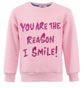 Lola + The Boys You Are The Reason I Smile Sweatshirt