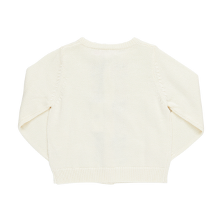 Pink Chicken Cream Bows Maude Sweater