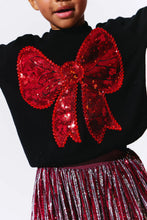 Load image into Gallery viewer, Lola + The Boys Big Bow Sweater

