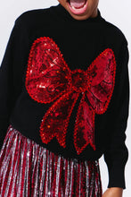 Load image into Gallery viewer, Lola + The Boys Big Bow Sweater
