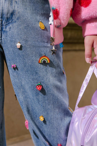 LOLA + THE BOYS CUTIE CHARMS JEANS