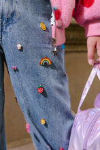 Load image into Gallery viewer, LOLA + THE BOYS CUTIE CHARMS JEANS
