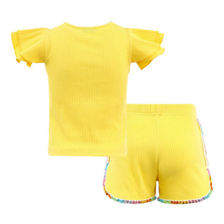 LOLA + THE BOYS CANDY GEM SUNNY RUFFLE SET