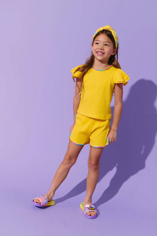 LOLA + THE BOYS CANDY GEM SUNNY RUFFLE SET