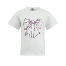 Load image into Gallery viewer, Lola &amp; The Boys Crystal Bow T-shirt
