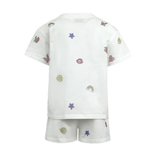Load image into Gallery viewer, LOLA + THE BOYS CRYSTAL DOODLE SHORT SET

