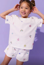 Load image into Gallery viewer, LOLA + THE BOYS CRYSTAL DOODLE SHORT SET
