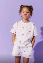 Load image into Gallery viewer, LOLA + THE BOYS CRYSTAL DOODLE SHORT SET
