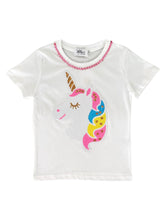 Load image into Gallery viewer, Lola &amp; The Boys Crystal Unicorn T-Shirt
