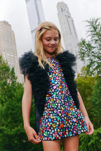 Lola & The Boys Bejeweled Gem Dress