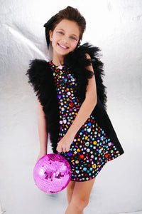 Lola & The Boys Bejeweled Gem Dress