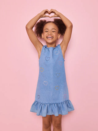 rainbow shops denim dresses Denim Midi Dresses