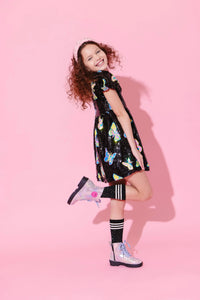 Lola & The Boys Magic Butterfly Sequin Dress