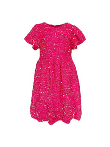 Lola & The Boys Margot Sequin Velour Dress