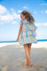 Lola & The Boys Pastel Stars Dress