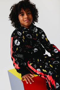 Lola & The Boys Flash The Core Hoodie Fleece Set