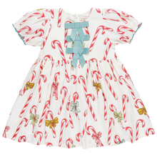 Load image into Gallery viewer, Pink Chicken Candy Cane Lane Hermione Dress
