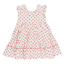 Load image into Gallery viewer, Pink Chicken Paper Hearts Judith Dress

