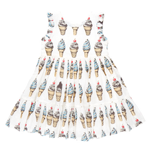 Load image into Gallery viewer, Pink Chicken Soft Serve Kelsey Dress
